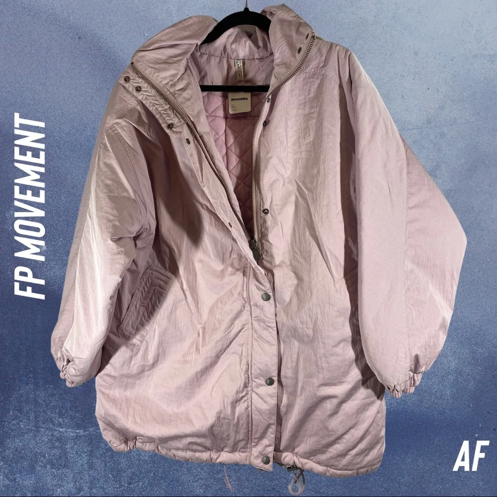 FP MOVEMENT SNOW JACKET HOODED IN LILAC PINK NEW NWT XS